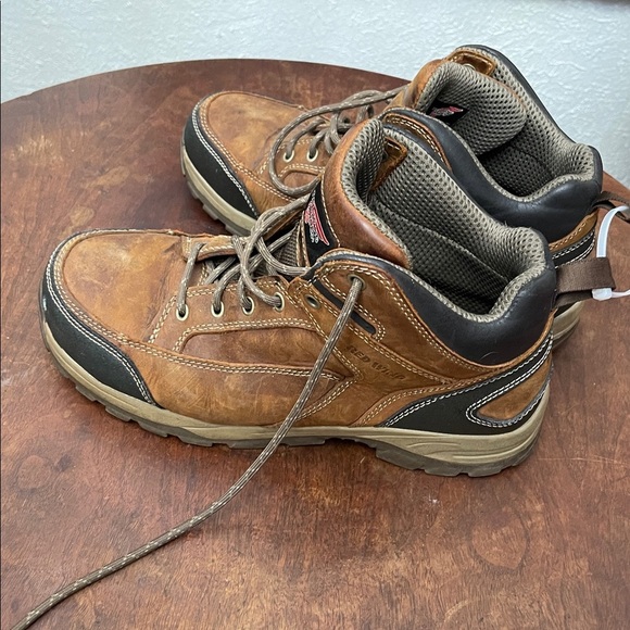Red Wing 6692 Men’s Brown Leather Work Boots 10 W Composite Toe EH Slip Resist - Picture 8 of 10
